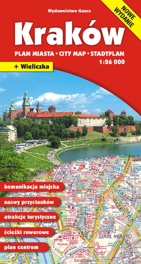 Kraków. Plan miasta 1:26 000 Opracowanie zbiorowe