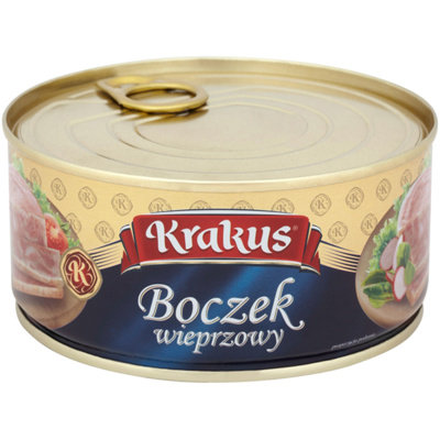 Krakus, Boczek wieprzowy konserwa, 300 g Krakus