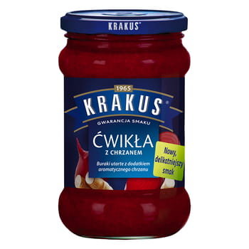 Krakus Ćwikła Z Chrzanem 300 G ZAKŁAD MLECZARSKI FIGAND