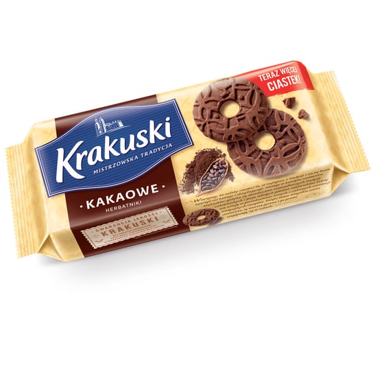 Krakuski herbatniki kakaowe 163g Krakuski