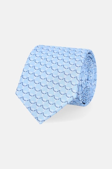 Krawat Błękitny Wzór Lancerto