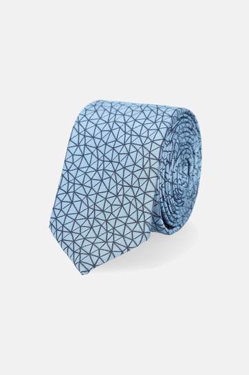 Krawat Błękitny Wzór Geometryczny Inna marka