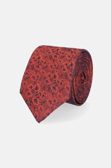 Krawat Czerwono-Granatowy Inna marka