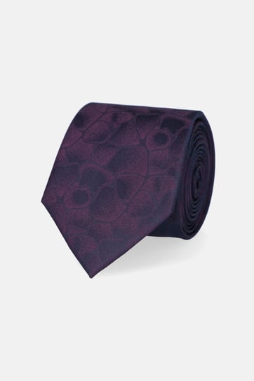 Krawat Granatowo-Fioletowy Wzór Inna marka