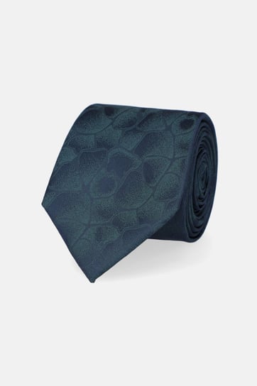 Krawat Granatowo-Zielony Wzór Inna marka