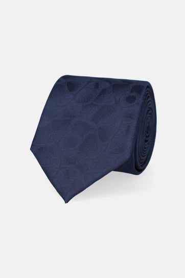 Krawat Granatowy w Delikatny Wzór Inna marka