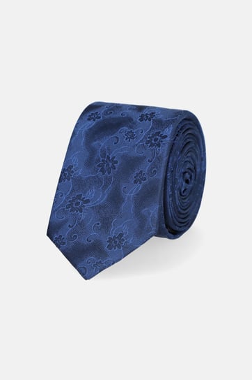 Krawat Granatowy w Kwiaty Inna marka