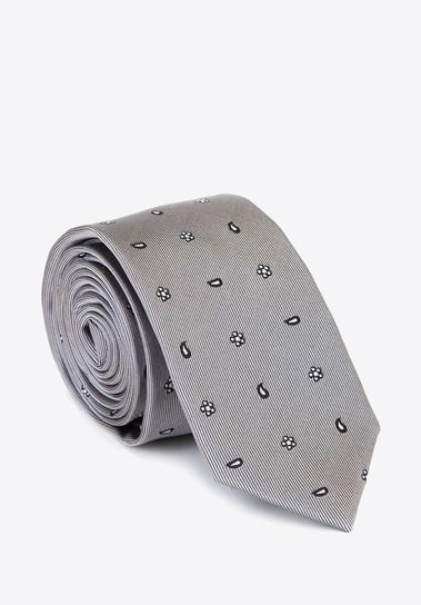 Krawat jedwabny w drobny wzór WITTCHEN