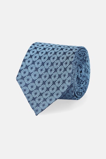 Krawat Niebieski Wzór Lancerto