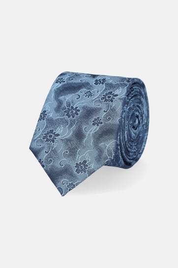 Krawat Niebieski Wzór Kwiatowy Inna marka