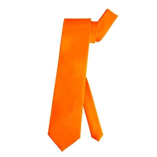 Krawat Satynowy Pomarańczowy Widmann