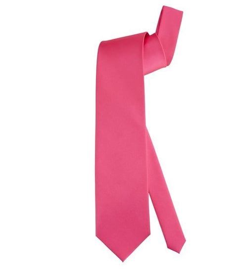 Krawat Satynowy Różowy Neon Widmann