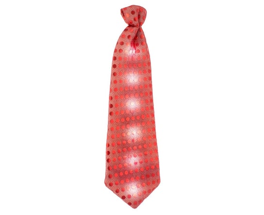 Krawat świecący, czerwony GoDan