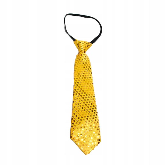Krawat Z Cekinami Złoty 0118-0176 Incood incood