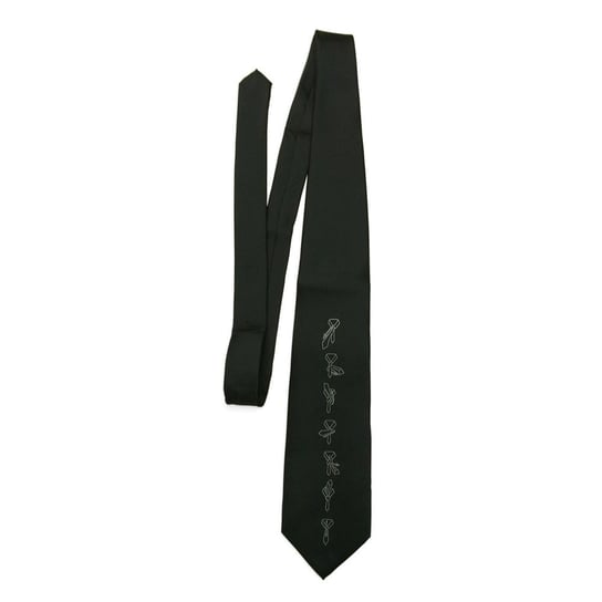 Krawat z instrukcją, czarny Froster