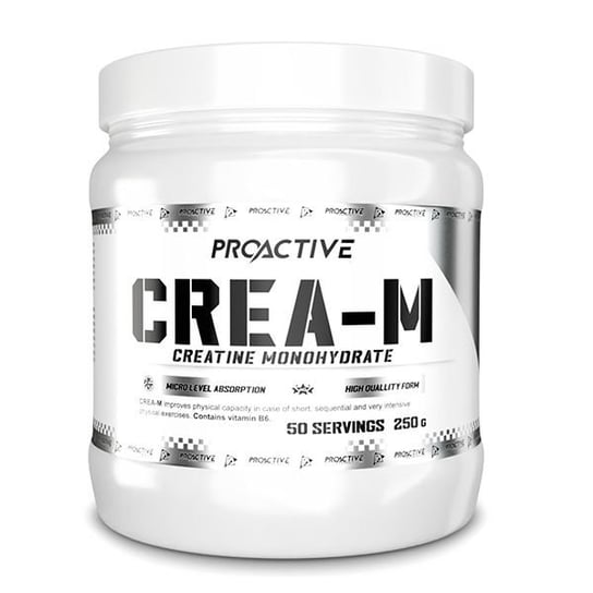 Kreatyna Proactive Crea M - Monohydrat - 250G Natural Proactive