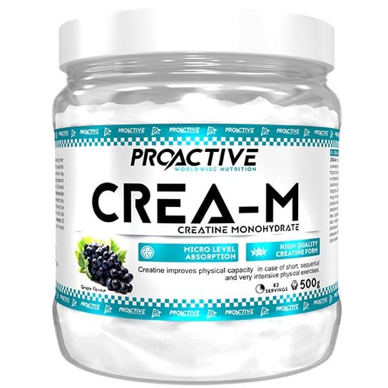 Kreatyna Proactive Crea M - Monohydrat - 500G Grape Proactive