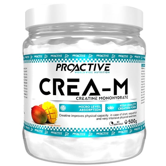 Kreatyna Proactive Crea M - Monohydrat - 500G Mango Proactive
