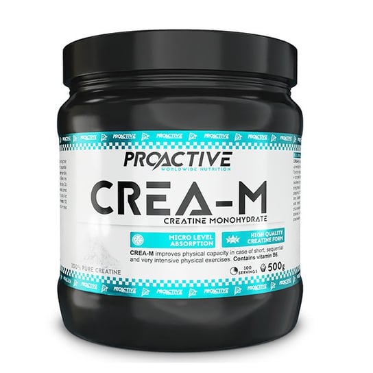 Kreatyna Proactive Crea M - Monohydrat - 500G Natural Proactive