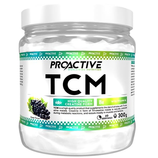 Kreatyna Proactive Tcm - Jabłczan - 300G Grape Proactive