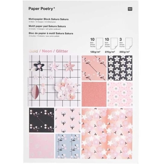 Kreatywna podkładka papierowa ze wzorem Sakura Inna marka
