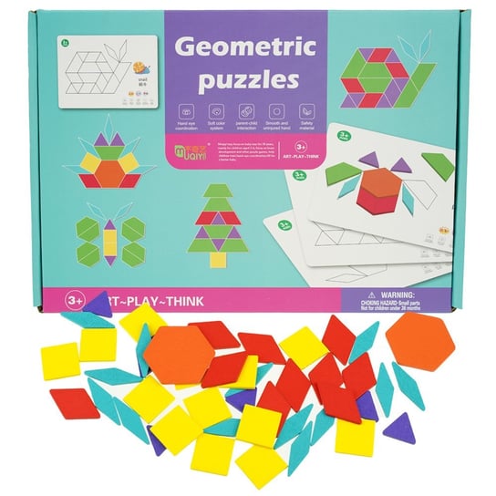 Kreatywna układanka edukacyjna mozaika puzzle KinderSafe