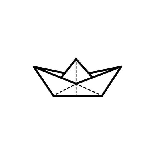 Kreatywne ziarno - Drewniany znaczek - łódka origami Inna marka
