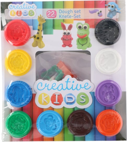 Kreatywny Zestaw Ciastoliny 10 Kolorów 550G Creative Kids