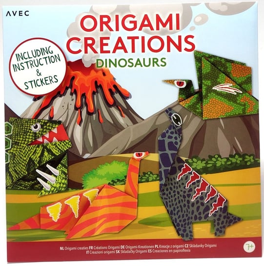 Kreatywny Zestaw Do Origami - Dinozaury Avec