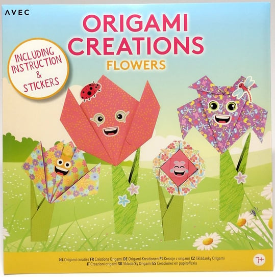 Kreatywny Zestaw Do Origami - Kwiaty Avec