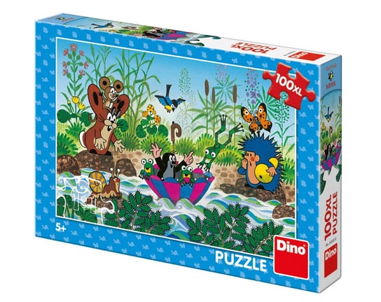 Krecik, Puzzle XL dla dzieci, 100 dużych elementów, Dino Dino Toys