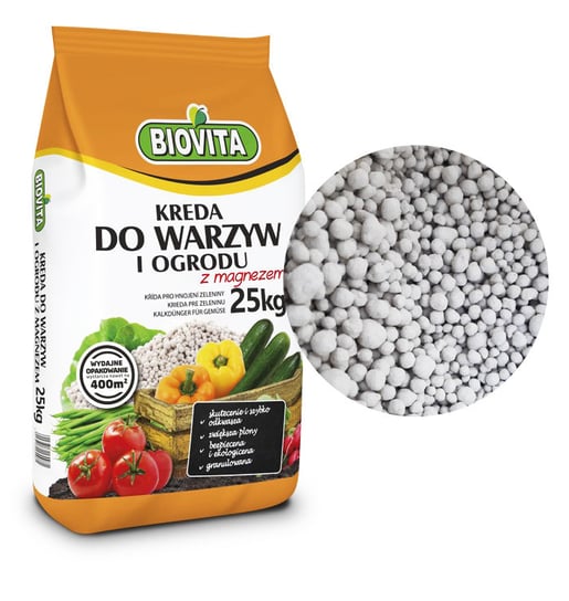 Kreda do warzyw granulowana z magnezem 25 kg BIOVITA