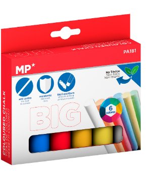 Kreda Kolorowa Gruba 6 Kolorów Mp Pa181 MP Colors