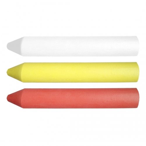 Kreda techniczna biała, żółta i czerwona(olejowa), 13 x 85 mm, 3 szt. Neo Tools