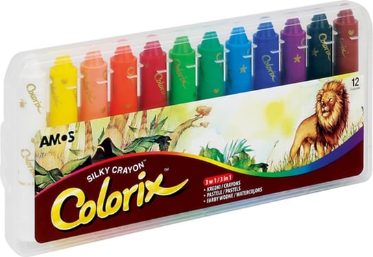 Kredki artystyczne Colorix, 12 kolorów Amos