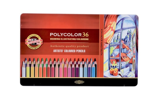 Kredki artystyczne, Polycolor, 36 kolorów Koh-I-Noor