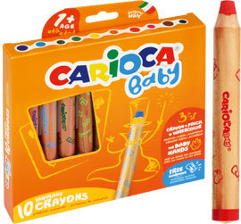 Kredki Baby 3W1 Zestaw 10 Kolorów Carioca Carioca