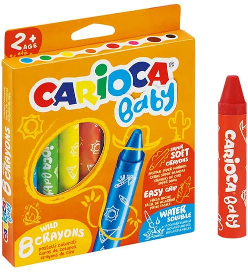 Kredki Baby, 8 kolorów Carioca