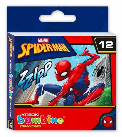 Kredki Bambino Spiderman 12 Kolorów Moje Bambino