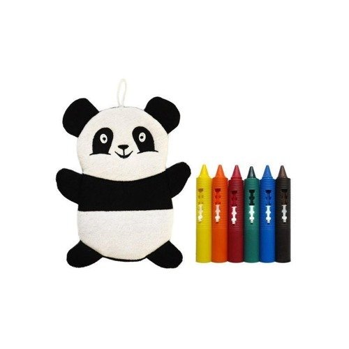 Kredki do kąpieli z myjką, Panda Creative Kids