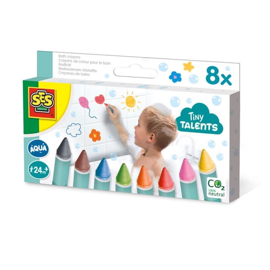 KREDKI do malowania w kąpieli - 8 kolorów - zabawki kreatywne dla chłopców i dziewczynek Inna marka