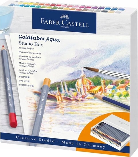 Kredki Goldfaber Aqua 38 Kol. + 2 Ołówki + Pędzel Faber-Castell