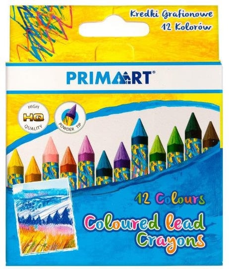 Kredki grafitowe, Prima Art, 12 kolorów Prima Art