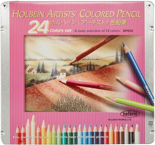 Kredki HOLBEIN 24 kolorów Basic Tones holbein