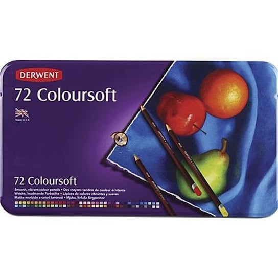 Kredki miękkie coloursoft komplet 72 kolorów Derwent 701029 Derwent
