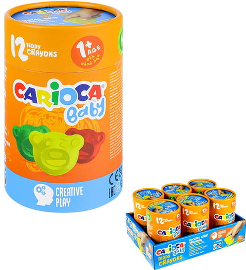 Kredki Misiaki BABY dla dzieci 1+ Carioca Inna marka