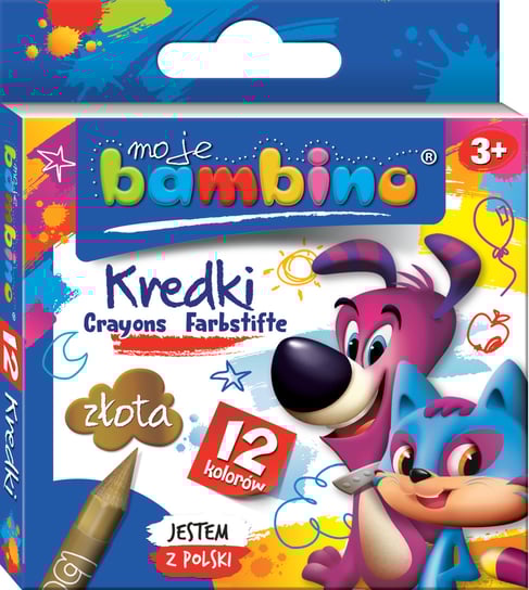 Kredki Moje Bambino, 12 kolorów Bambino