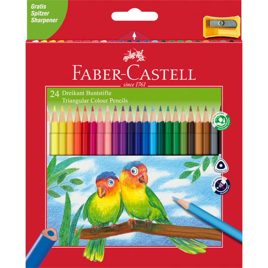 Kredki ołówkowe, 24 kolory Faber-Castell