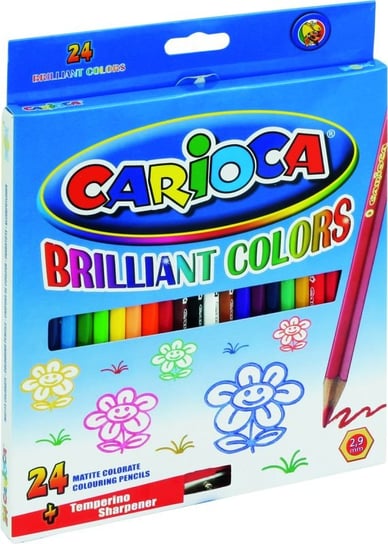 Kredki ołówkowe, 24 kolory Carioca