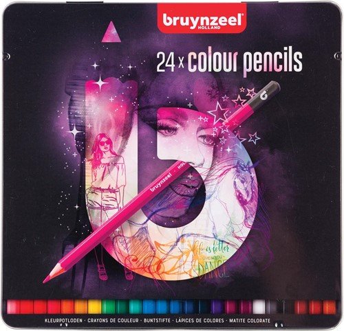 Kredki ołówkowe, 24 sztuki, Bruynzeel BRUYNZEEL